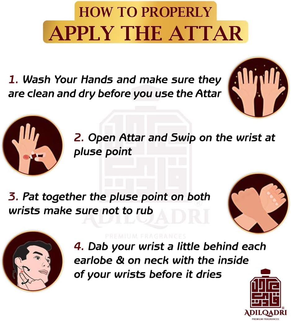 Green Velly Adilqadri Al-Nou'Man Luxury 100% Alcohol Free Long Lasting Attar Perfume 10 ML image number 2