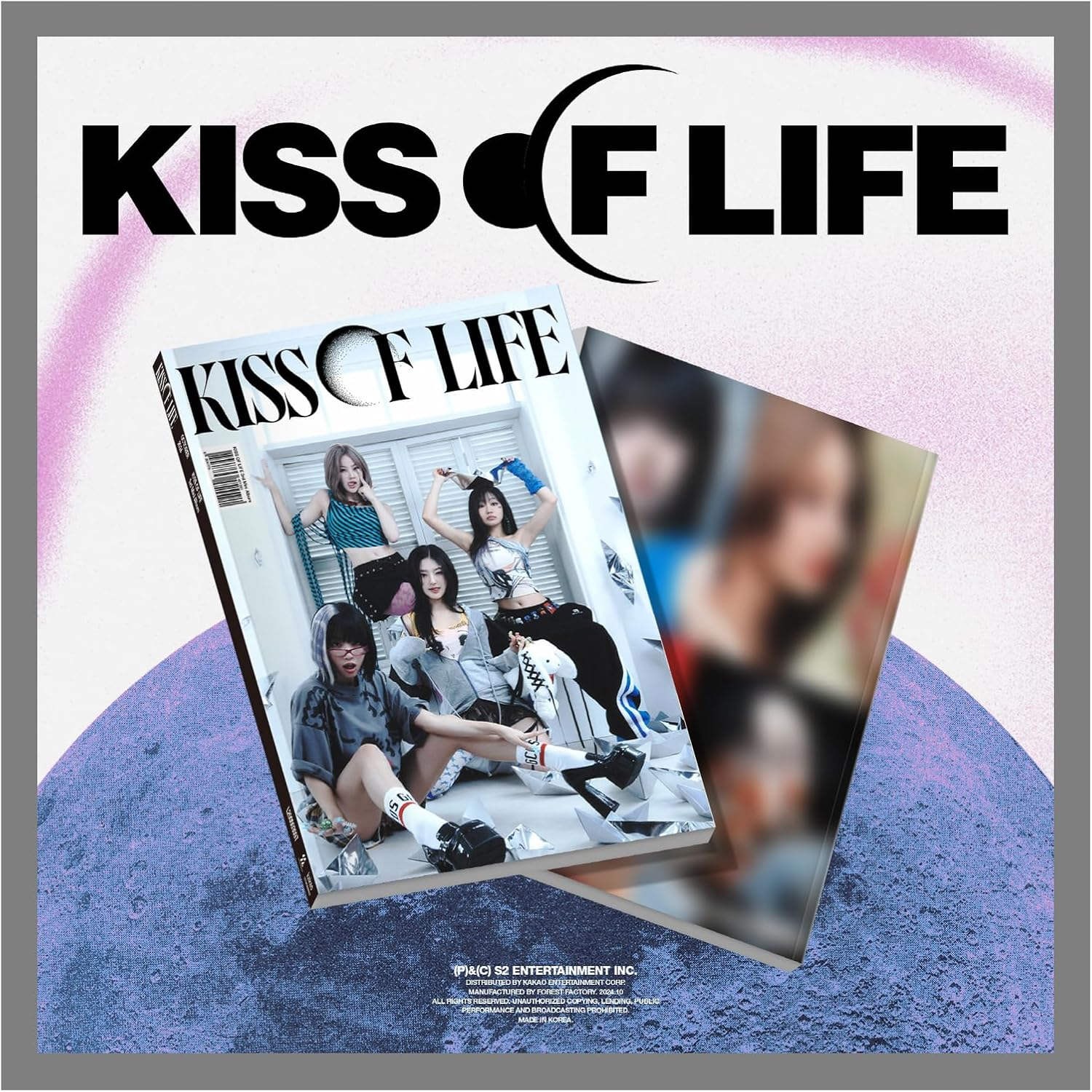 KISS of LIFE Lose Yourself 3Rd Mini Album Magazine Version Cd+1P Folded Poster on Pack+160P Booklet+2P Photocard+1P Unit Photocard+1Ea Hologram Photocard&Display+1Ea Sticker+Tracking Sealed KOL KIOF image number 1