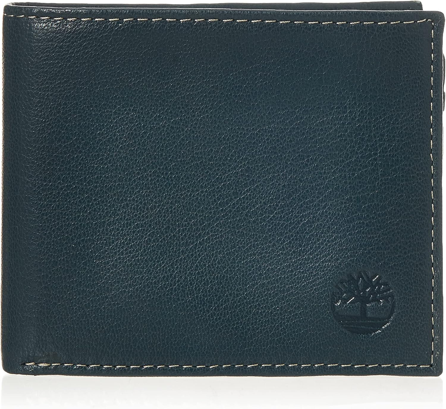 Timberland Men'S Blue Genuine Leather Slim Bifold Wallet with Flip Out ID Pocket