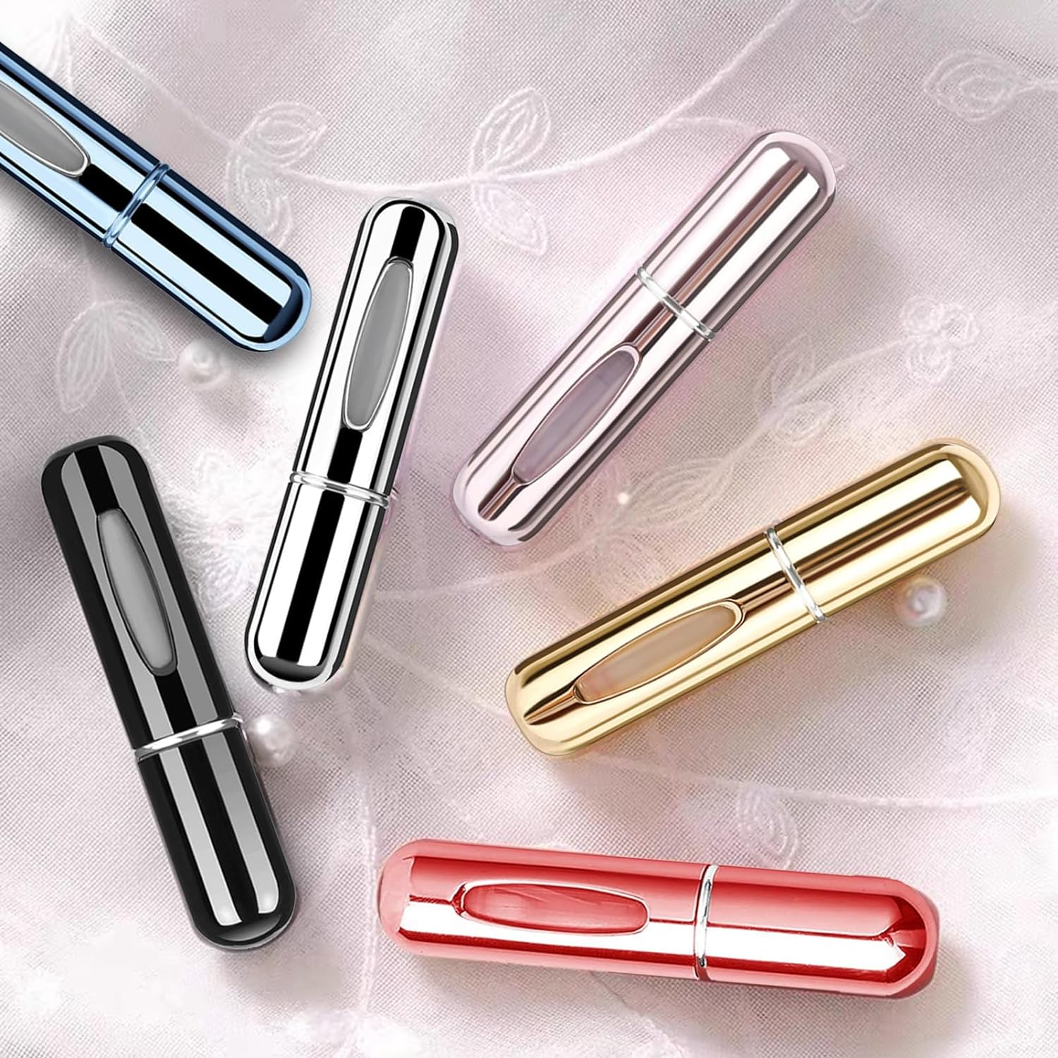6 PCS Mini Perfume Atomizer Bottles,Portable Size Spray Container,5Ml Refillable Pump for Traveling and Outgoing image number 1