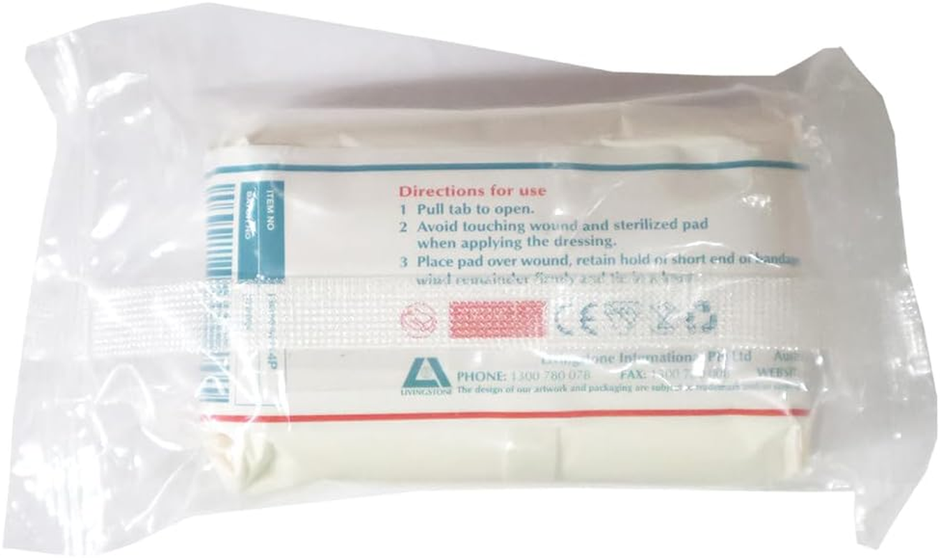Livingstone Premium Wound Dressing Bandage 14 Sterile 12 X 4Cm Pad Pack of 12 image number 1