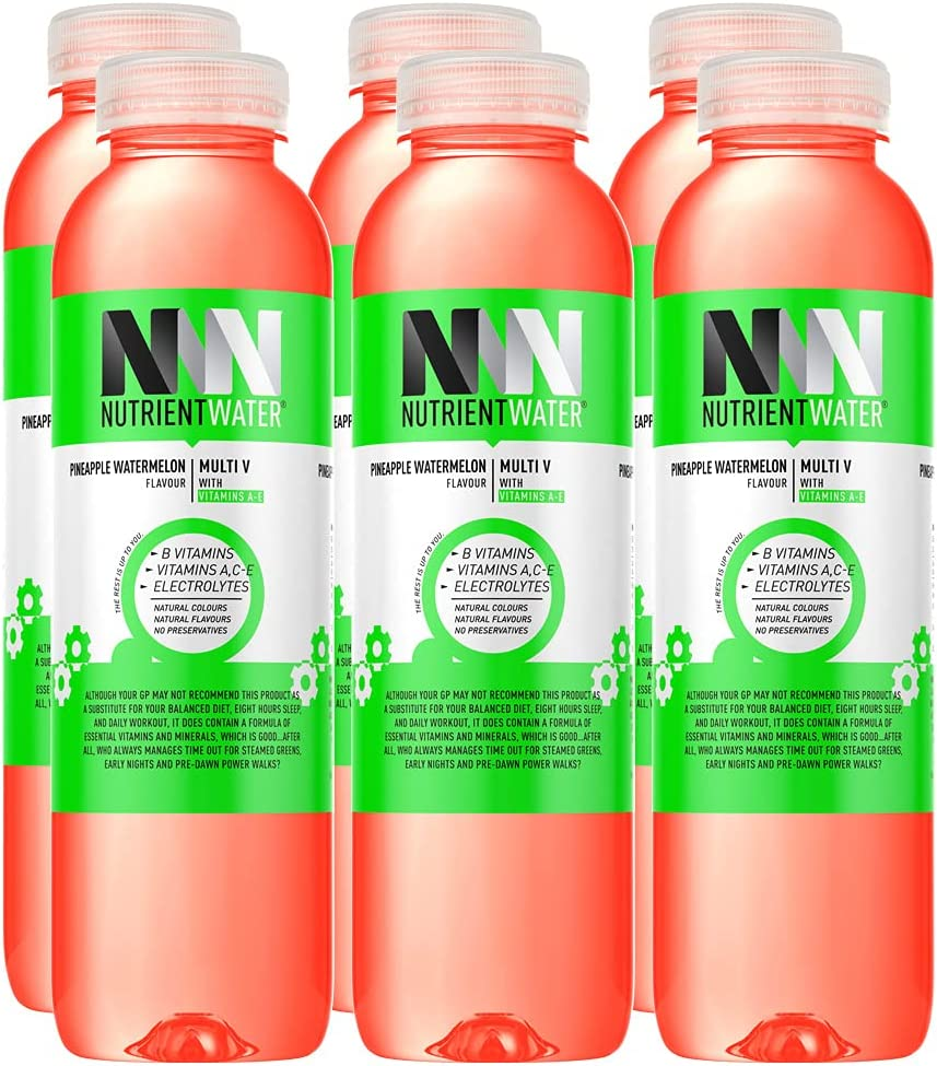 Nutrient Water Multi V Pineapple Watermelon Flavour Water 12 Pack of 575 Ml image number 2