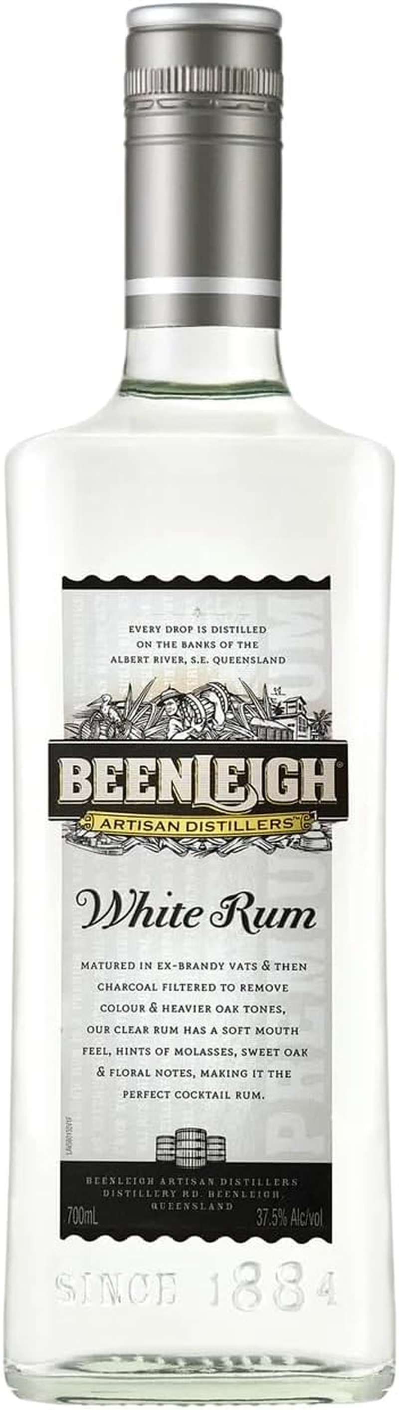 Beenleigh Artisan Distillers White Rum, 700 Ml image number 1