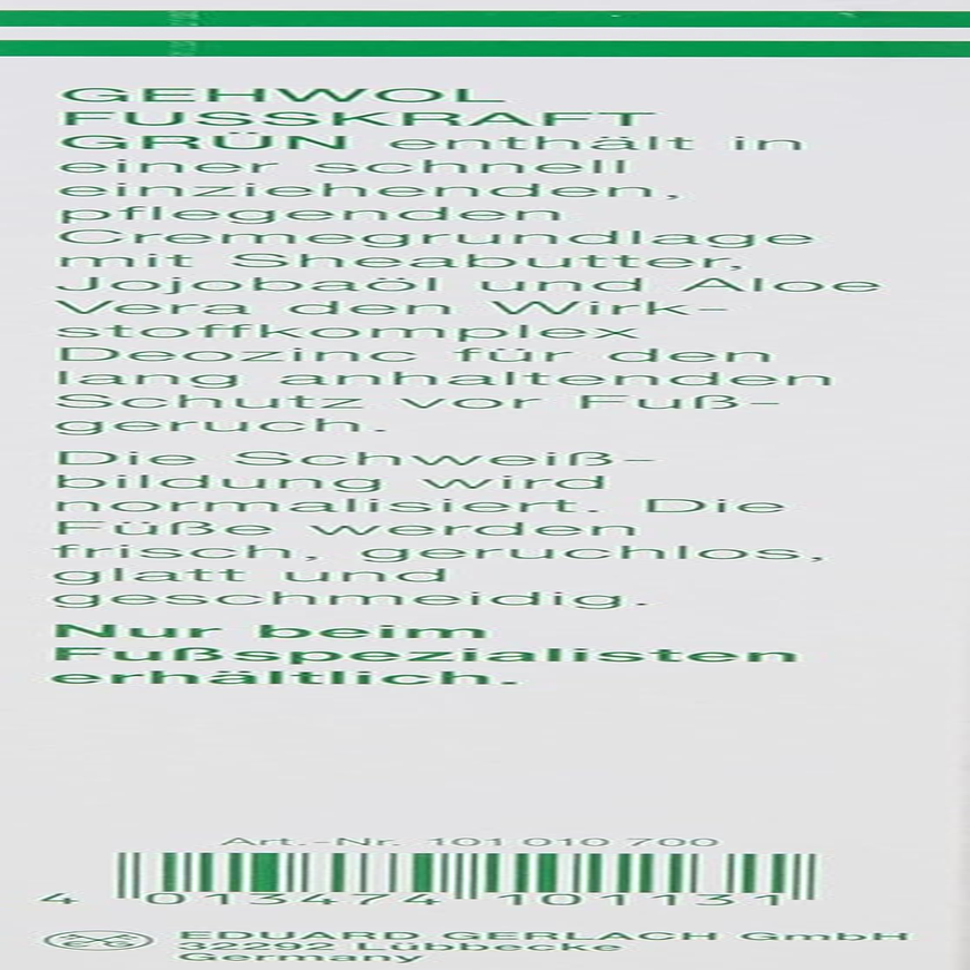 Gehwol Foot Cream Tube, Green 125 Ml image number 5