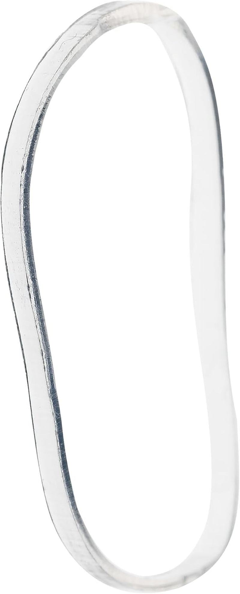 Brushworks Clear Flexi Elastic Hair Bands - 100 Pieces