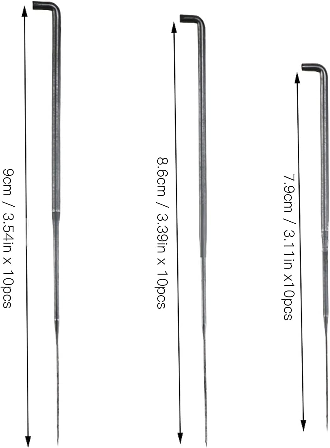 WADY Needle Felting Kit, Felting Needles Felting Tool Set 9Cm / 8.6Cm / 7.9Cm DIY Wool PIN with Storage Bottle for Making Felt Patterns for DIY and Craft (31PCS) image number 3