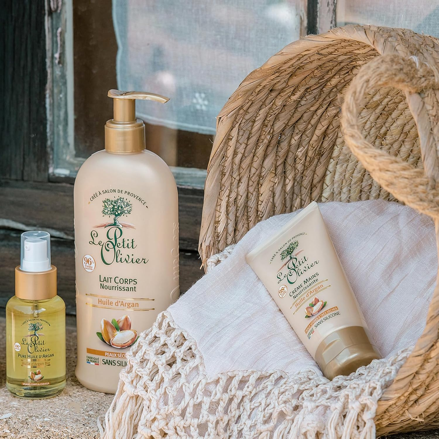 Nourishing Hand Cream - Argan Oil by Le Petit Olivier for Women - 2.5 Oz Cream image number 3