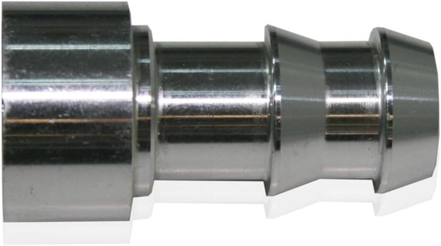 Weld-On Push Lock Barb Fitting 1/2 Inch Aluminium (AF997-08)