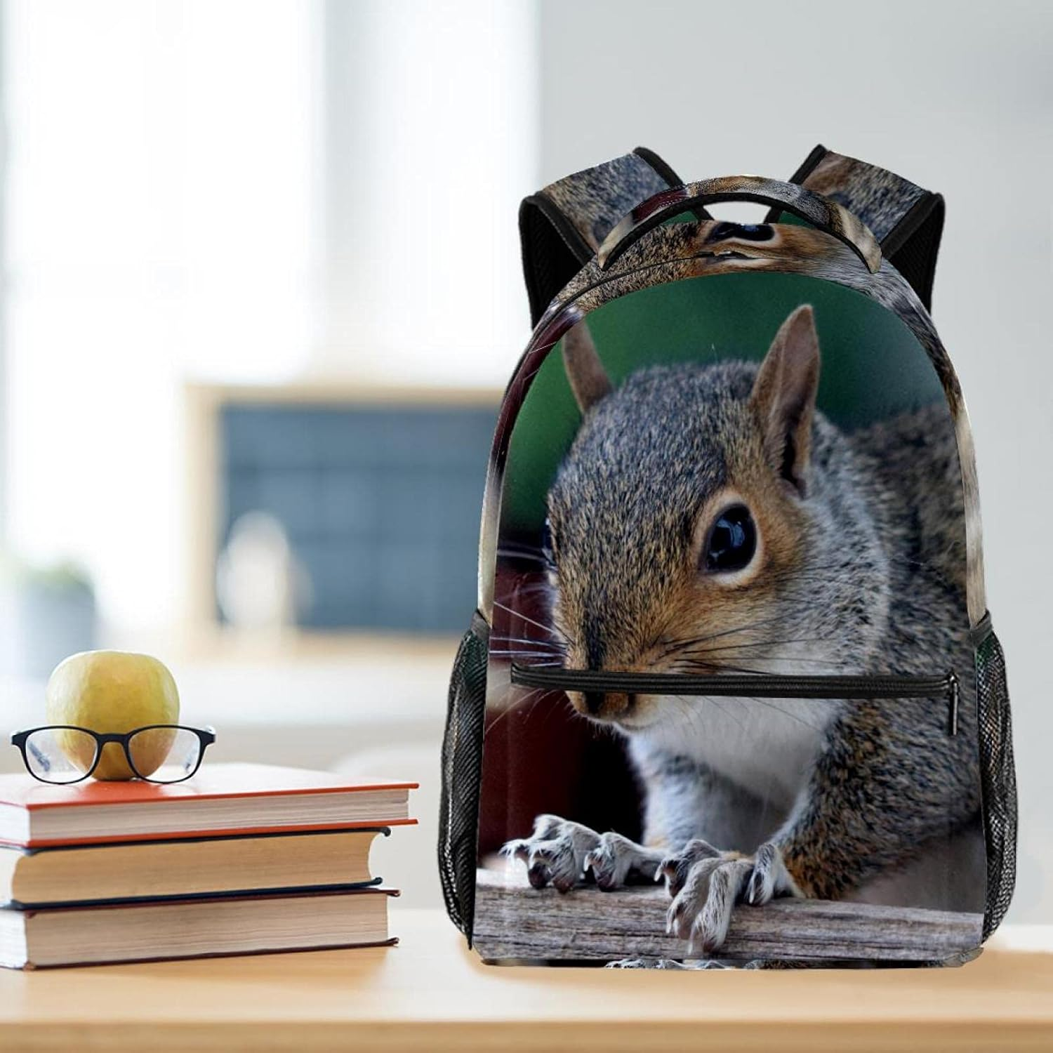 Squirrel Backpack Students Shoulder Bags Travel Bag College School Tote Backpacks image number 5
