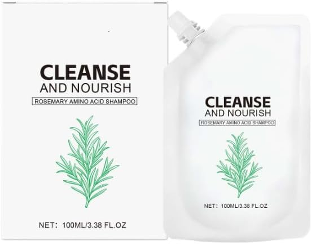 Rosemary Amino Acid Shampoo, Natural Rosemary Extract Hair, Growth Shampoo Gentle Clean for Smooth & Glossy, Strengthen Scalp with Natural Formula, Repairing & Nourishing for Women & Men (1)
