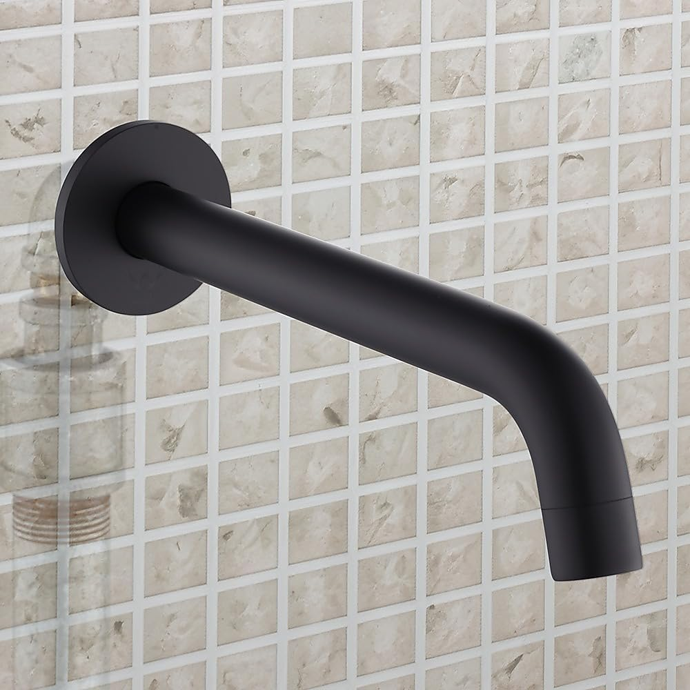 220Mm Bath Spout in Black Finish image number 2