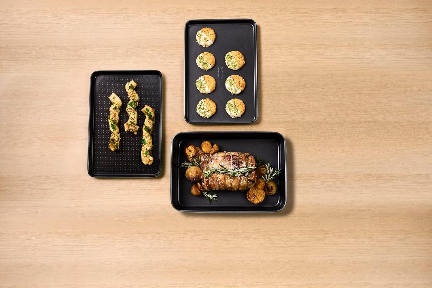 Maxwell & Williams Baker Maker Non-Stick Roasting Pan Gift Boxed (Set of 3)