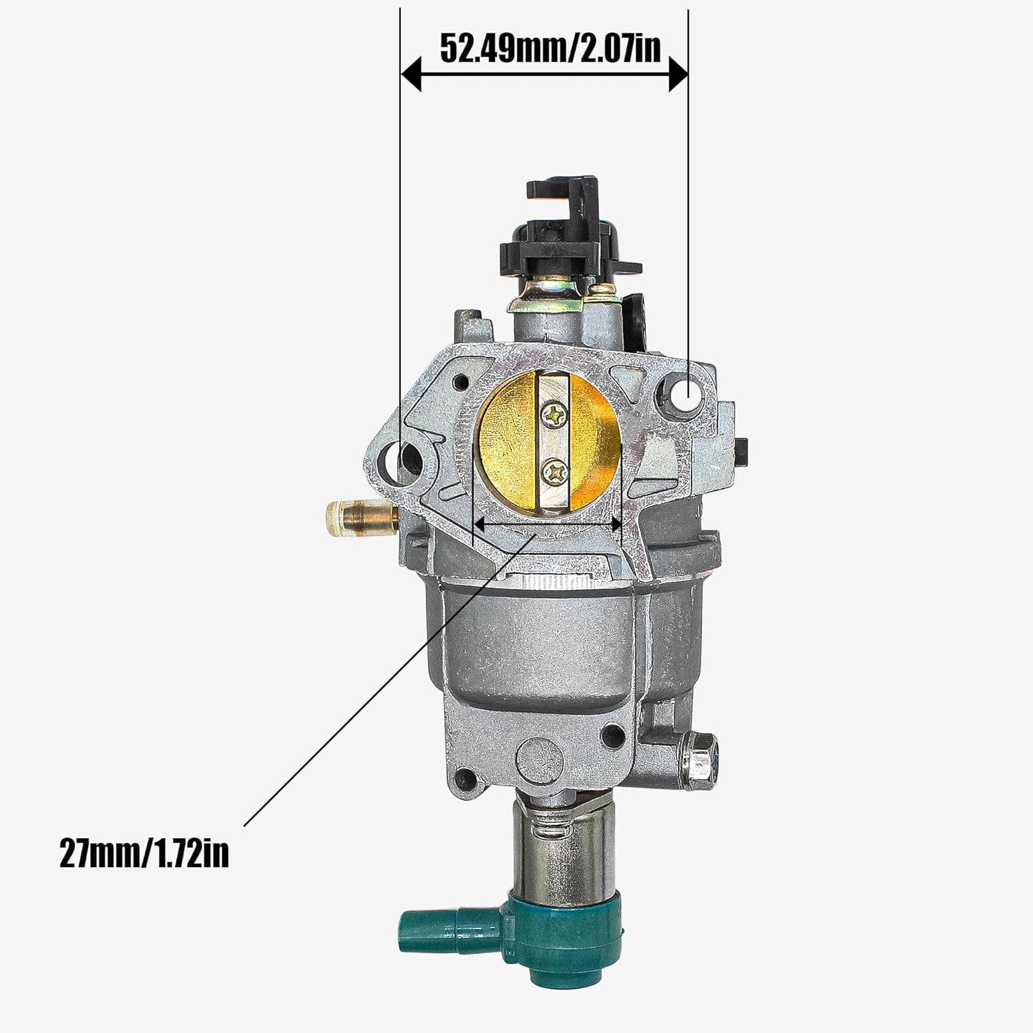 HUAYI P27-2 Carburetor for Honda EM5000SX EB5000 EM6500SX EB6500 EW171 EB3500 EB3800X EM3500X EM3500SX EM3800SX EW140 and GX340 GX390 Gengrator 16100-ZE3-704 16100-ZE3-F12 image number 2