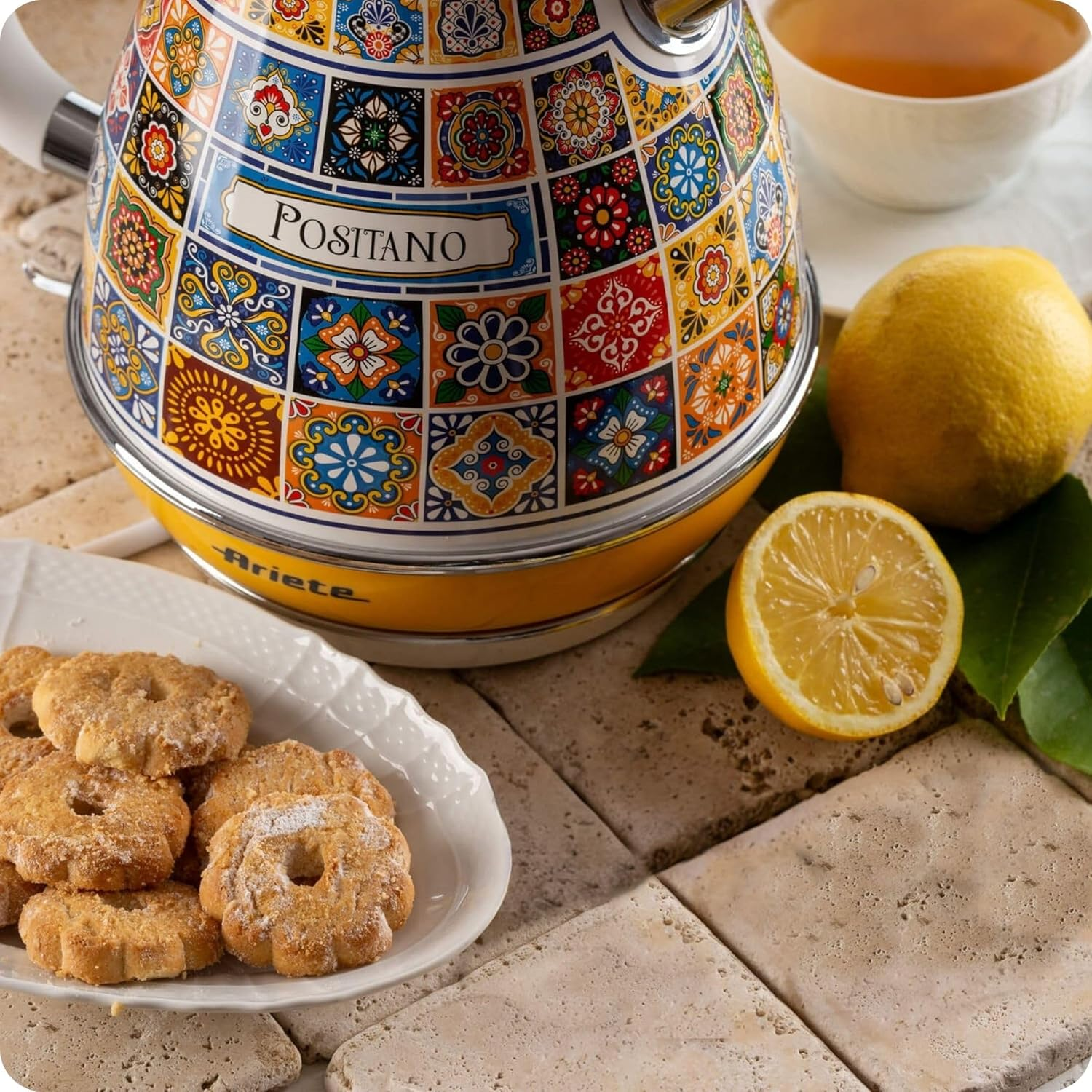 Ariete 2869 Positano Kettle, Electric Kettle, 1.7L, Infusions, Tea, Tisanas, Wireless Base, Auto Shut-Off image number 4