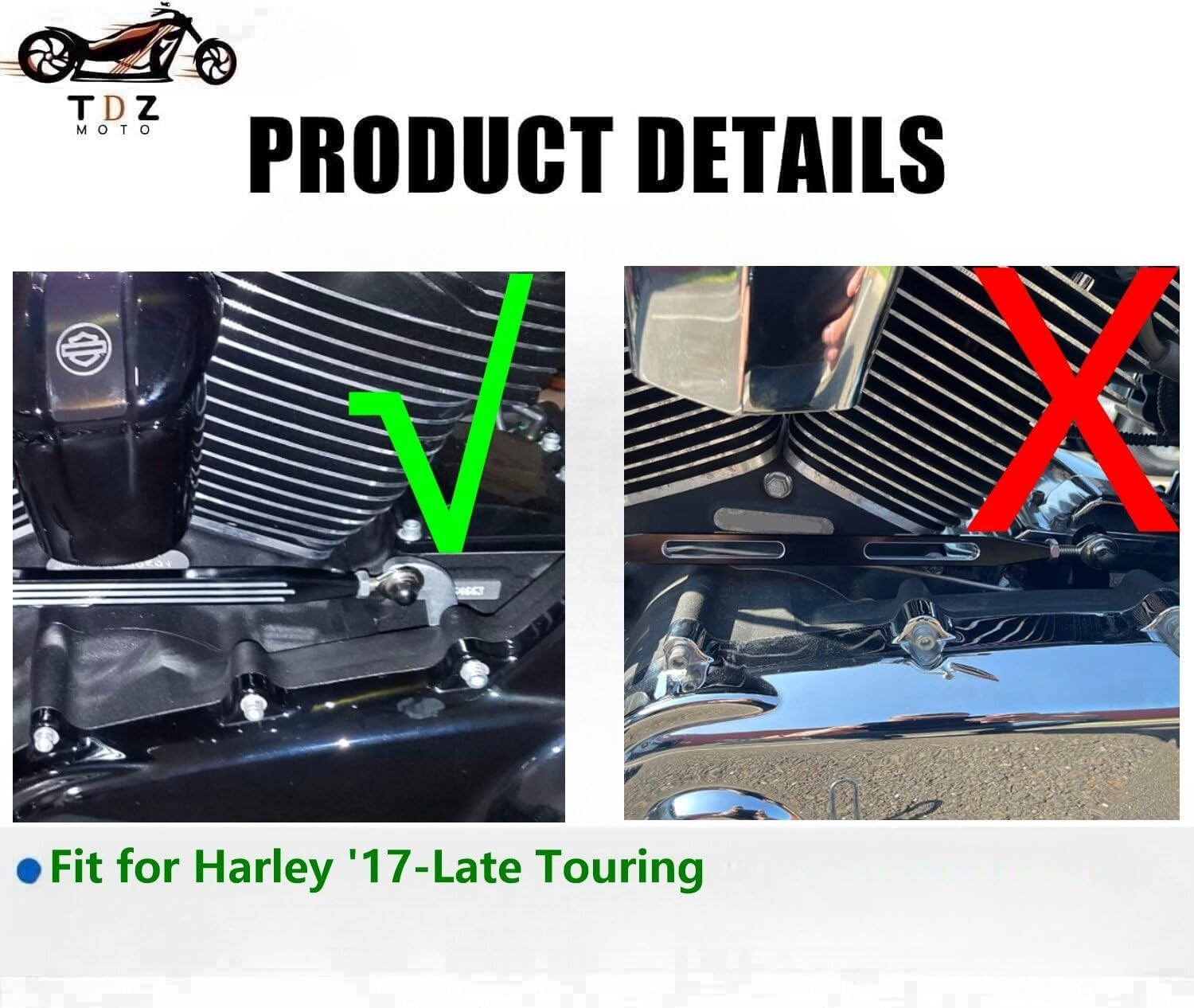 Shift Linkage + Neutral Gear Assist Kit Fit for '17-Late Touring and '18-Late Softail,Makes Shifting 20% Easier. image number 3