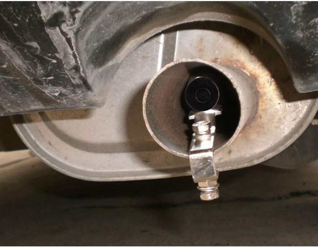 Jeeone Turbo Whistle Aluminum Universal Car Turbo Sound Exhaust Muffler Pipe Turbo Muffler Blow off Valve Whistle Pipe Sound Simulator Whistle for All Vehicles Models - Black XL image number 4