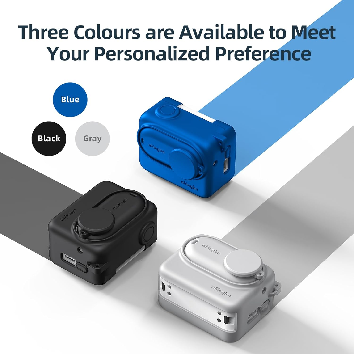 Fenmaru Protective Case for Insta360 GO 3, Insta 360 Go 3 Silicone Case Accessories