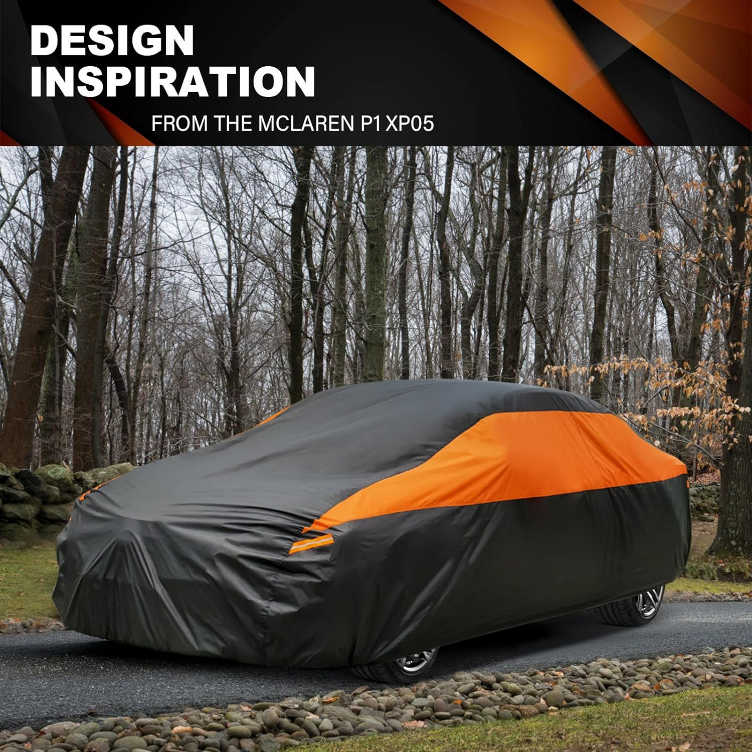 SUV Car Cover for Automobiles All Weather Waterproof, Universal Fit Toyota Highlander, Honda Pilot, Nissan Pathfinder/Murano, BMW X5/X6, Infiniti FX35 Etc. image number 6