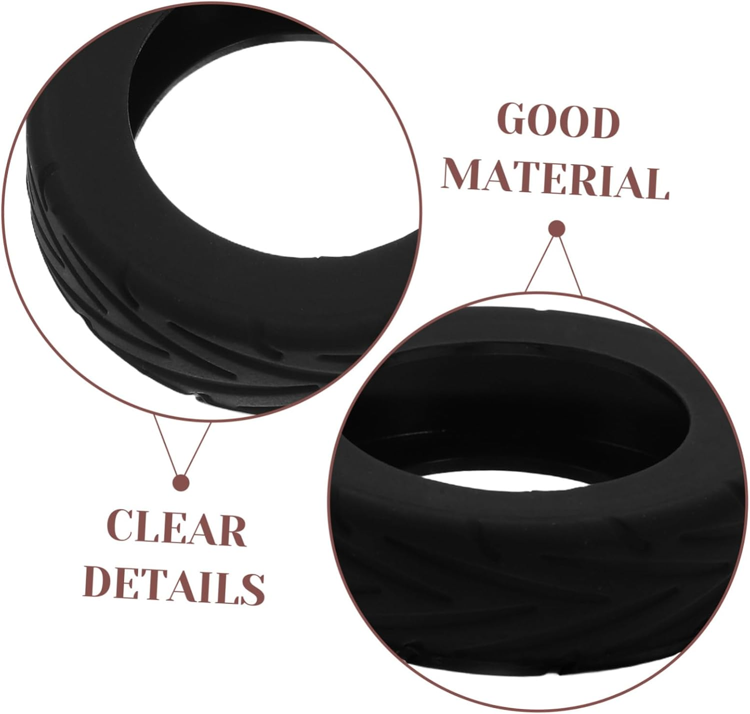 Holibanna 16Pcs Silicone Luggage Wheel Covers Noise Reducing Shock Absorption Protectors for Spinner Suitcase Wheels Travel Soft Nonslip Casters Replacement Guards image number 5