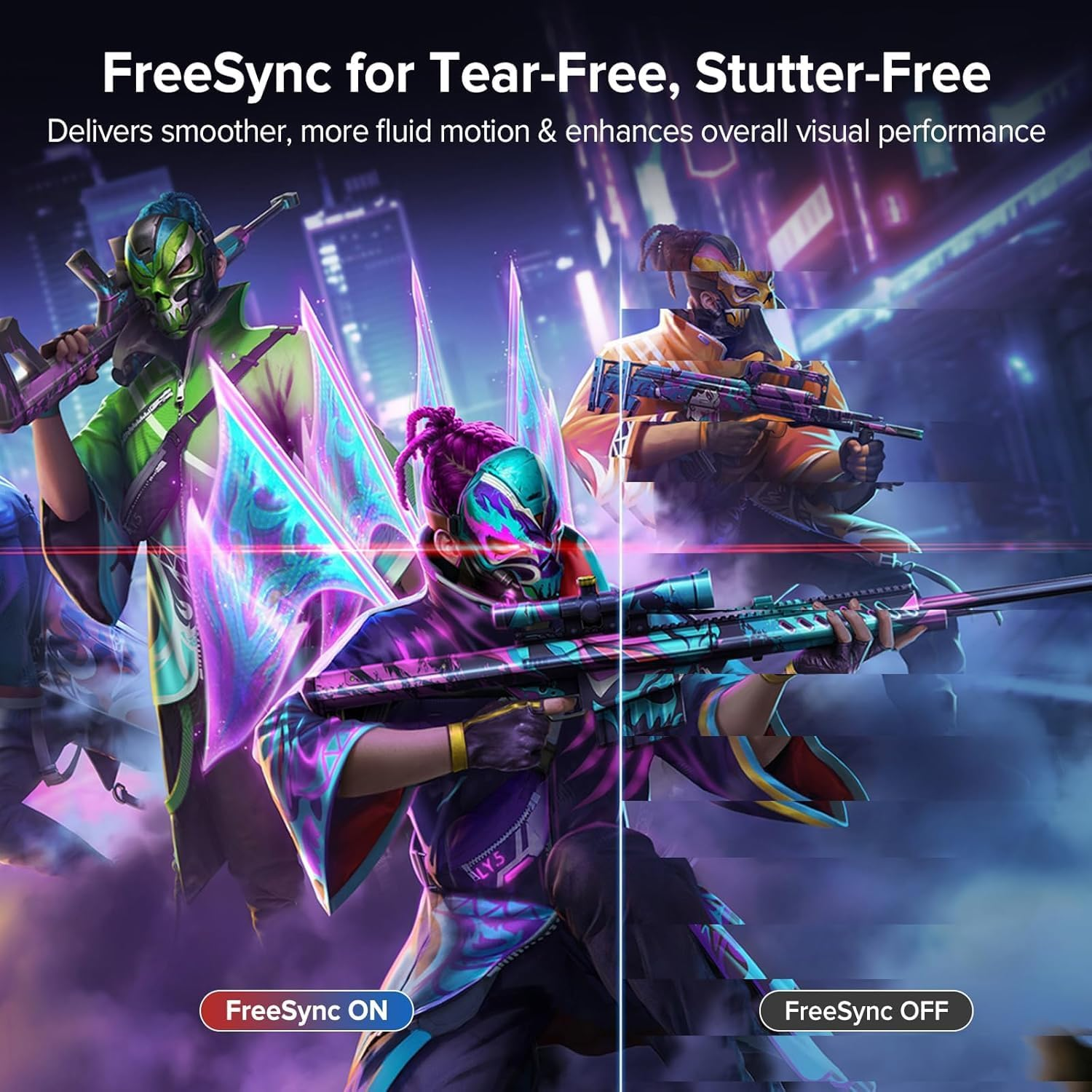 17.3" Portable Gaming Monitor, 2K QHD 2560X1440 IPS Display, 144Hz Refresh Rate, HDR, Freesync, USB-C & HDMI, Slim Lightweight Screen W/Magnetic Cover Stand for Laptop, Console & Mobile image number 3