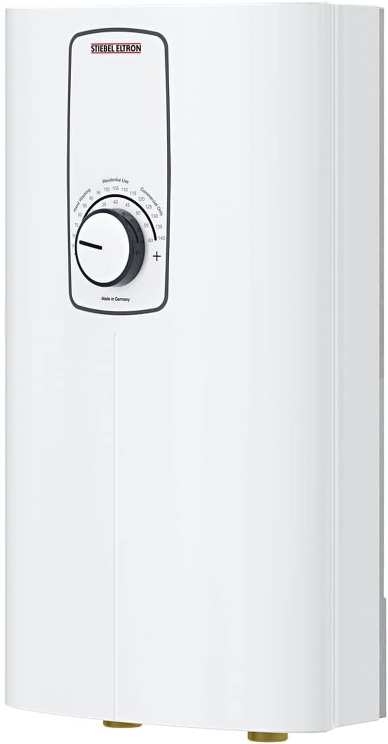 Stiebel Eltron DCE-X Premium Compact Instant Water Heater, Suitable for Showers, Maximum Energy Efficiency, Accurate Temperature Delivery, 238159, 220240 V, White, 10/12 Kw