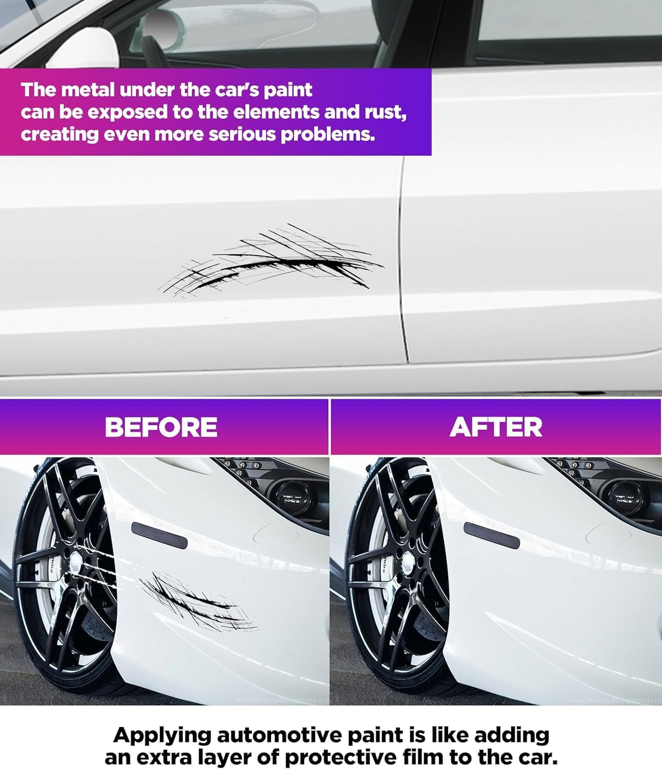 Touch up Paint for Cars, White Car Scratch Repair Pen, Two-In-One Automotive Touch up Paint, Quick & Easy Solution for Minor Scratches, 0.8 Fl Oz &ndash; Lismore Heaven image number 4