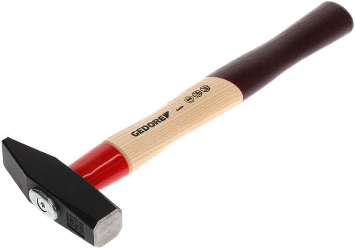 Gedore 600H-800 800 G Rotband Hickory Engineers' Hammer - Brown/Red/Bordeaux image number 4