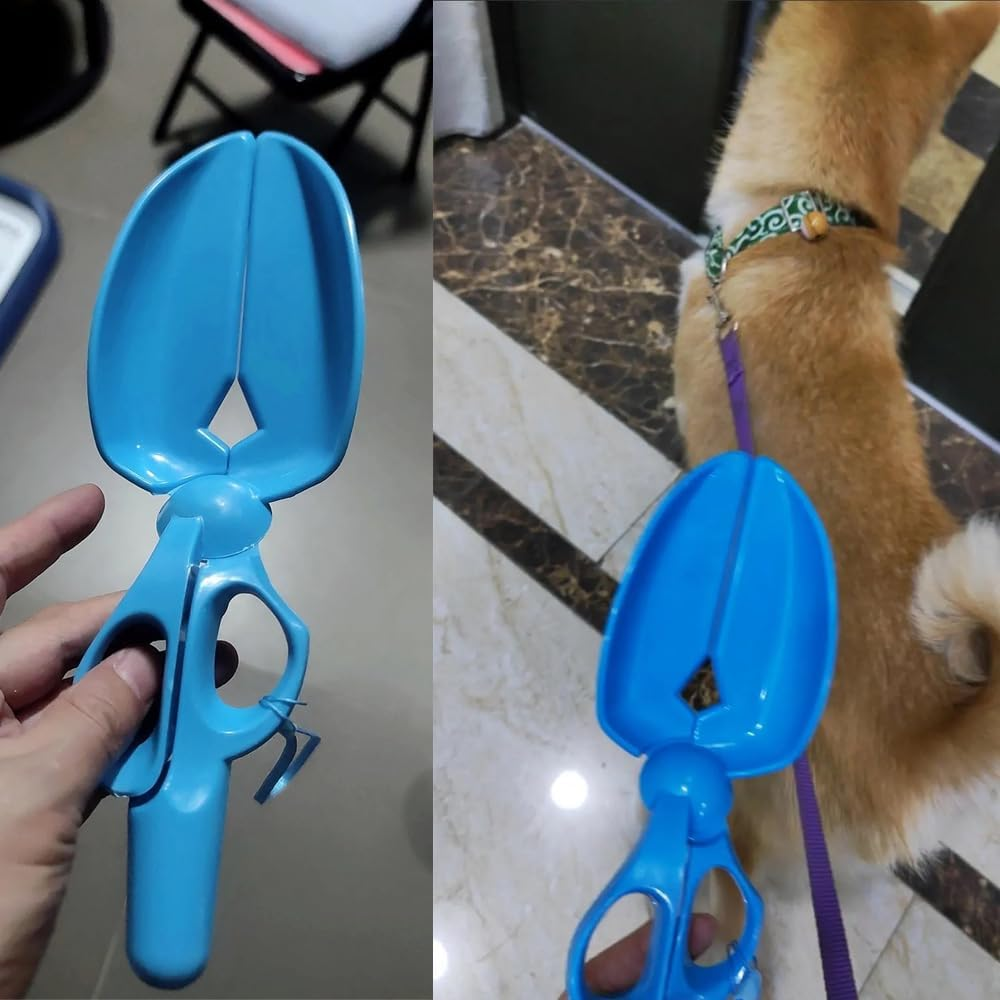 Nentment 2 Pack Dog Pooper Scooper Mini Portable Pet Waste Poop Scissor Scoop Picker Shovel Cleaner for Doggie Doo Cat Litter Cleaning Tools Cleanup Outdoor Yard Garden Walks Trip image number 3