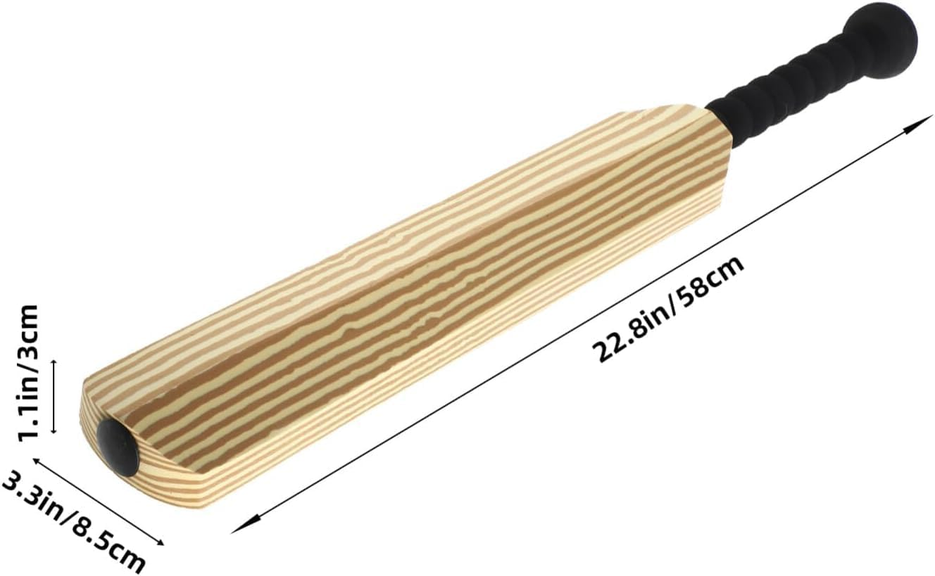 Cricket Bat Interactive Cricket Set Ball Cricket Bat Foam Padded Cricket Bat Indoor Balls for Home Beach Backyard (With Ball) image number 2