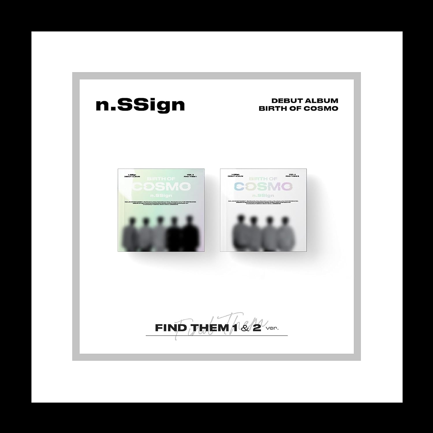 N.Ssign Birth of Cosmo Debut Album Cd+Photobook+Photocard+Tracking Sealed (For Cosmo Version) image number 4