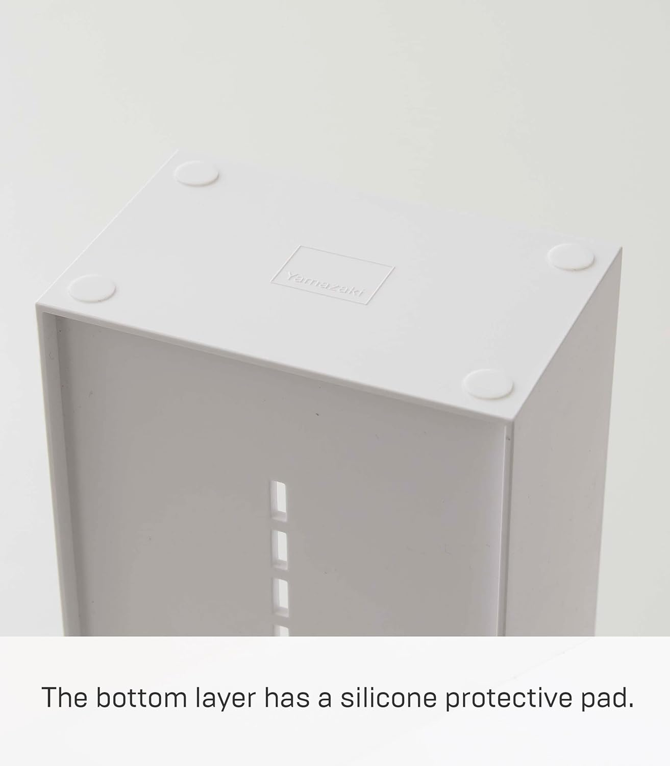 Yamazaki Industries 5603 3D Cosmetics Storage Case, 4 Tiers, White, Approx. W 4.7 X D 3.0 X H 9.8 Inches (12 X 7.7 X 25 Cm), Tower, Large Capacity, Accessory Storage, Cosmetic Storage image number 4