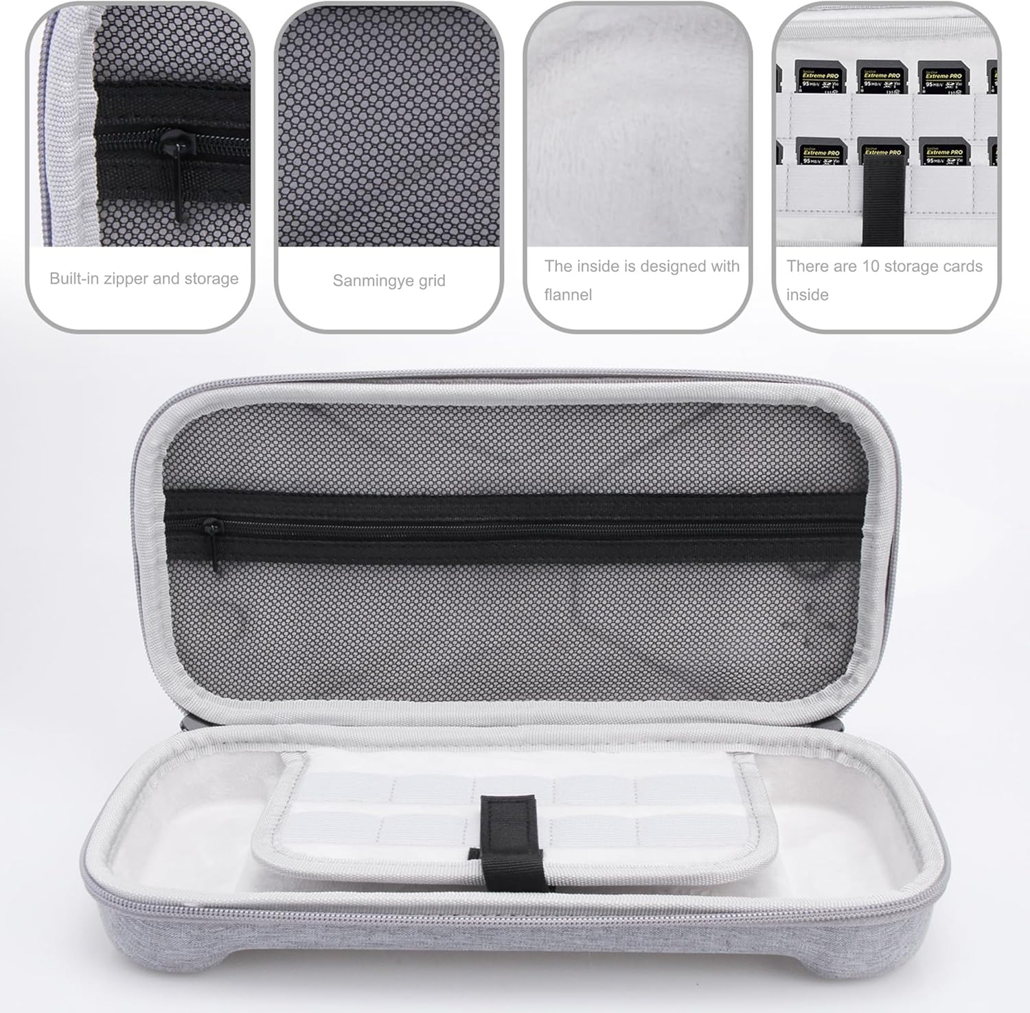 Lemxiee Case for Nintendo Switch 2 Accessories + [Pack of 2] Screen Protector for Nintendo Switch 2 Tempered Glass, Hard Carry Case for Switch 2 (2025) Case