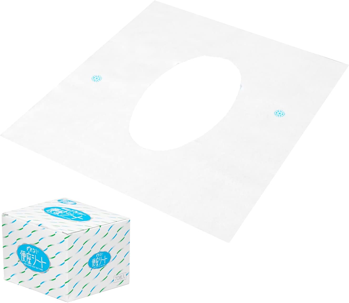 Astro 510-28 Toilet Seat Cover, 70 Pieces, Toilet Seat Cover, Flush, Non-Slip, Antibacterial, Clean, Safe, Disposable Toilet Supplies, White, Medium image number 6