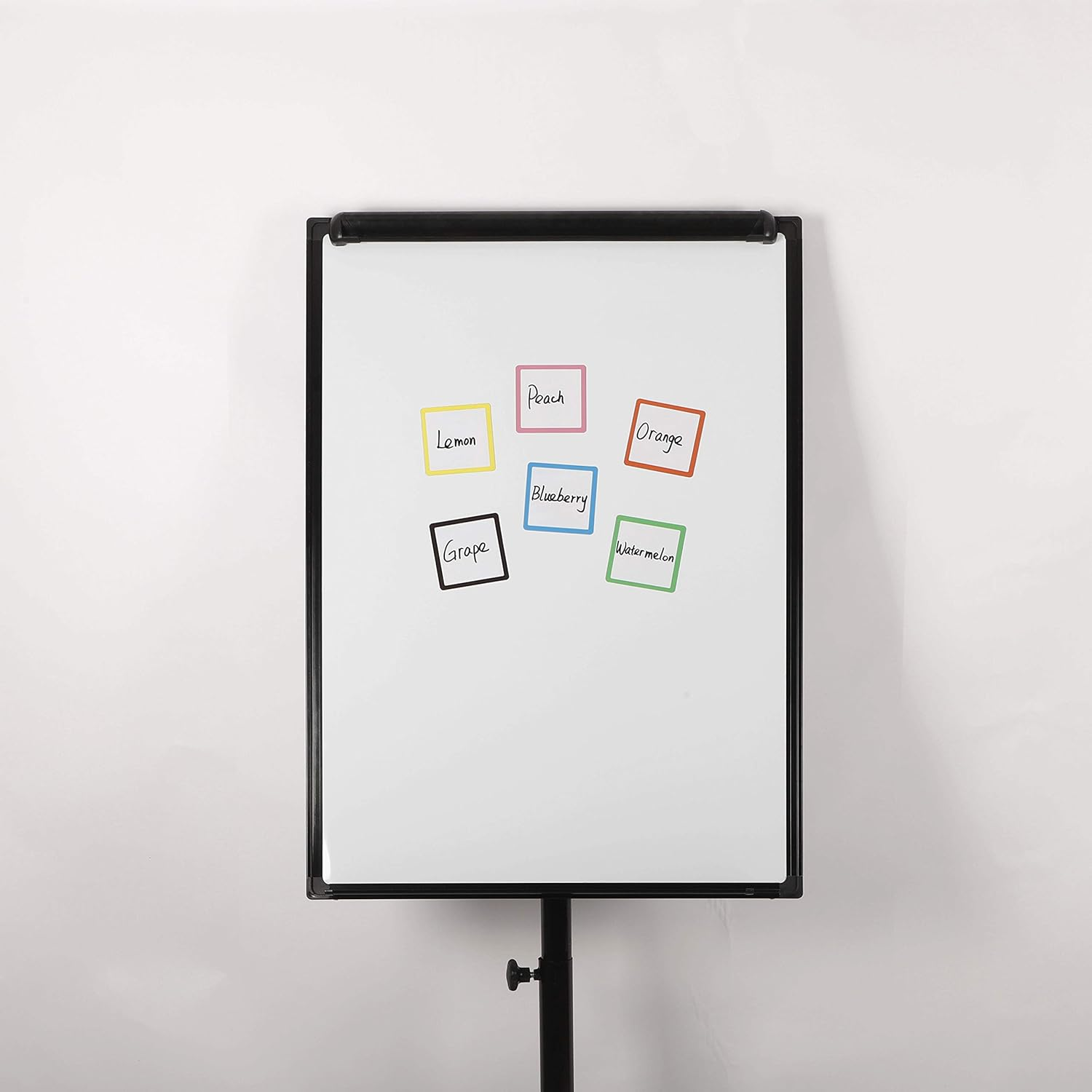 Dry Erase Magnets Set - 24 Pack - 4X4 Whiteboard Magnetic Planning Pads Labels - Small White Board Magnet Strips Name Tags for Home, Office and Classroom image number 3