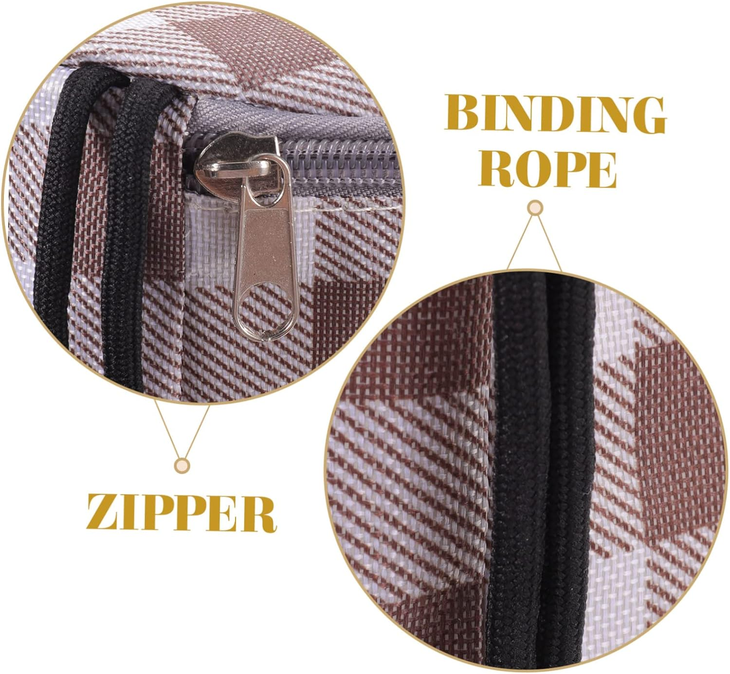 2Pcs Portable Nursery Bag for Newborns Diaper Bag Bottles Storage Mom Women for Travel and Daily Use image number 3