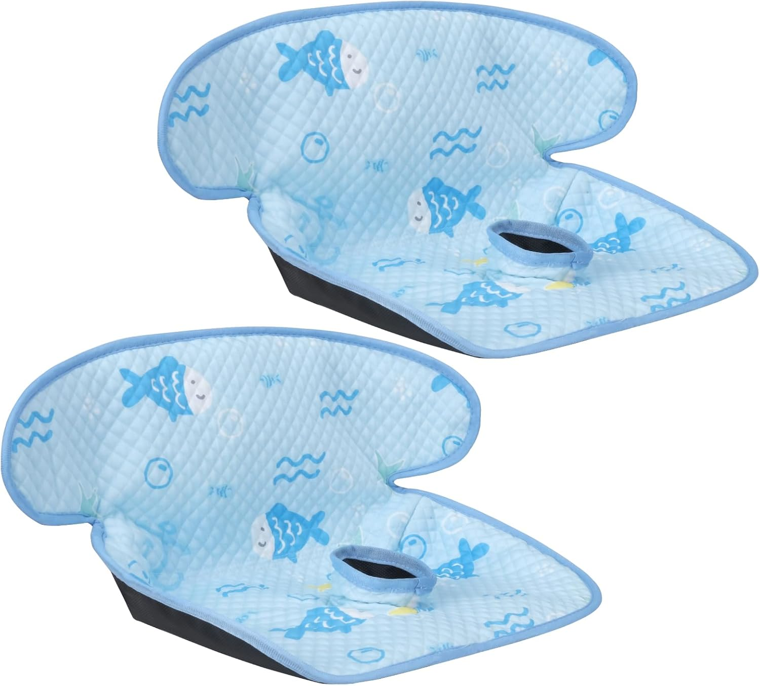 INFANZIA Dry Seat, Car Seat Protector Waterproof Carseat Liner Potty Training Toddlers, Baby and Infants, Piddle Pad for Carseats Strollers (Black, 2 Packs