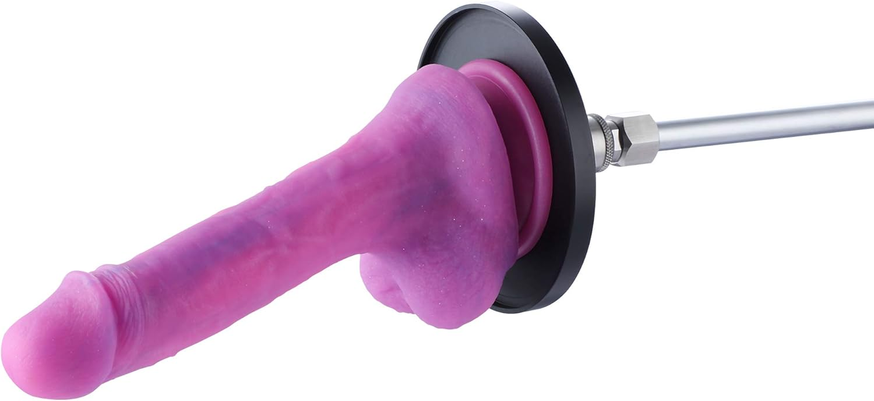 Hismith 4.5'' Suction Cup Adapter with Kliclok System, Updated Universal Dildo Holder (Black, 4.5 Inches)