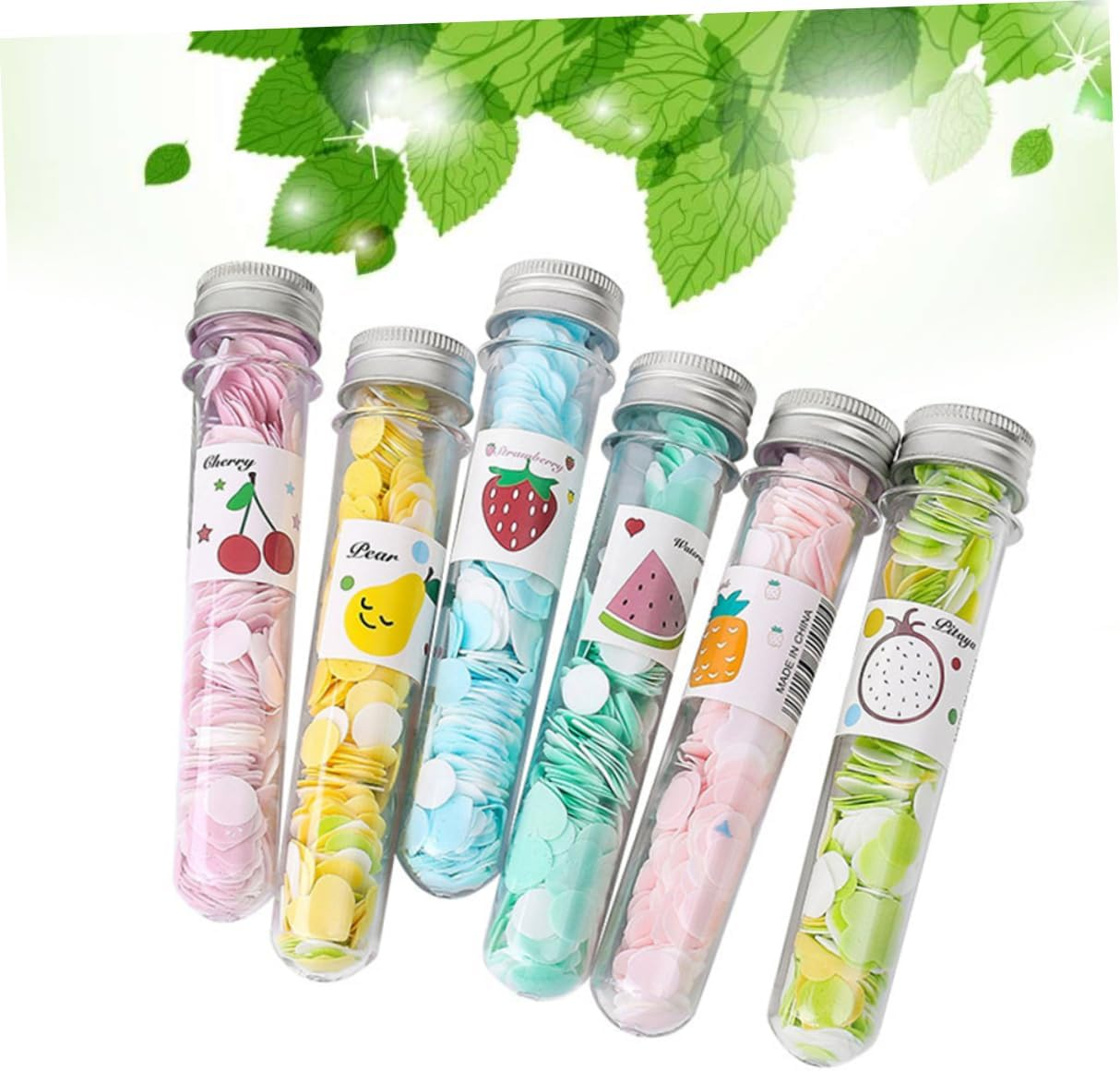 Parliky Portable Soap Flakes 6Pcs Disposable Hand Washing Soap Sheets for Travel Camping Hiking BBQ Office Easy to Use image number 2