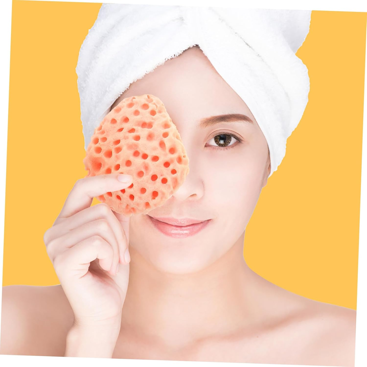 Exfoliating Face Sponge Facial Cleansing Sponge 3Pcs for Gentle Face Scrub Suitable for Daily Shower Use