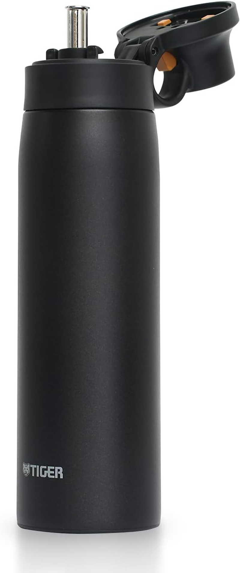 Tiger MCS-A35NWT Water Bottle, 11.8 Fl Oz (350 Ml), Stainless Steel Straw, Mug Bottle, Stainless Steel Bottle, Vacuum Insulated Bottle, Cold Insulation, for Home Use, Tumbler, Snowdrop (White)