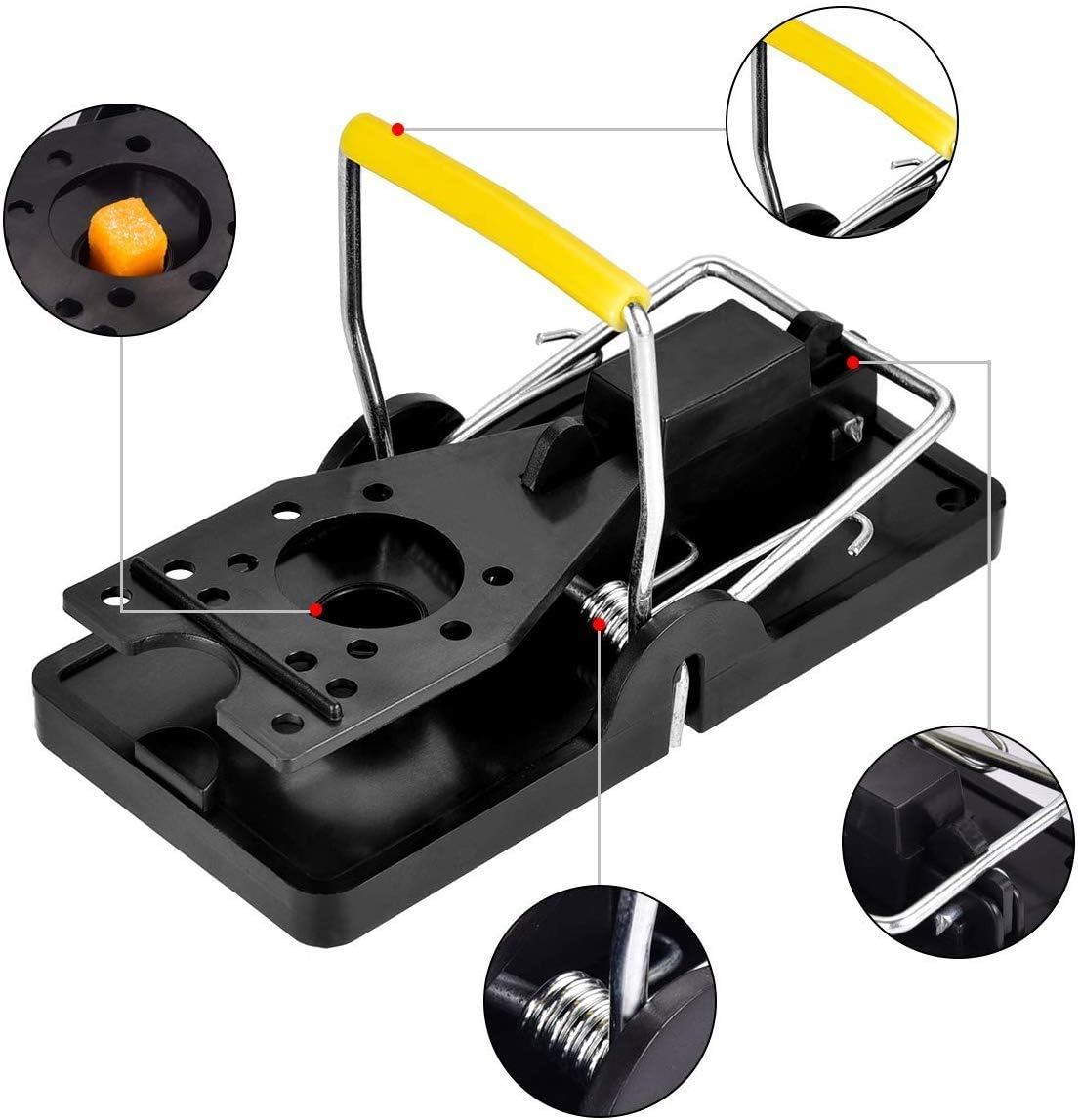 Mouse Trap Mouse Traps Indoor Mouse Traps for House Mouse Traps Outdoor Mice Traps for House Indoor 6 Pack image number 4