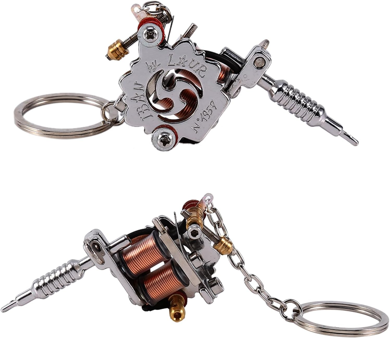 Zenithaur Mini Machine Keychain, Portable Supply Keychain, Outlast Gun Keychain for Lovers and Artists image number 5
