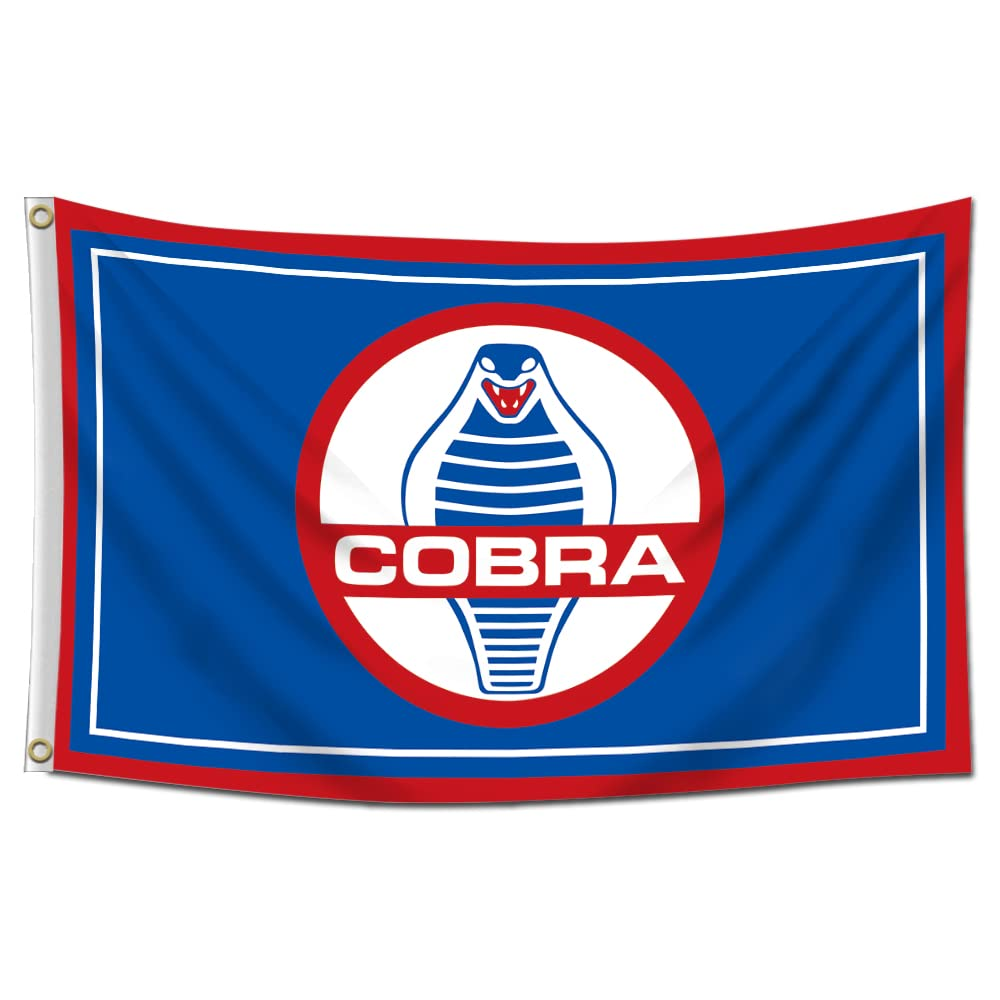 Car Racing Flag Banner Compatible with Shelby Cobra 3X5Ft Flags for Garage Room Man image number 3