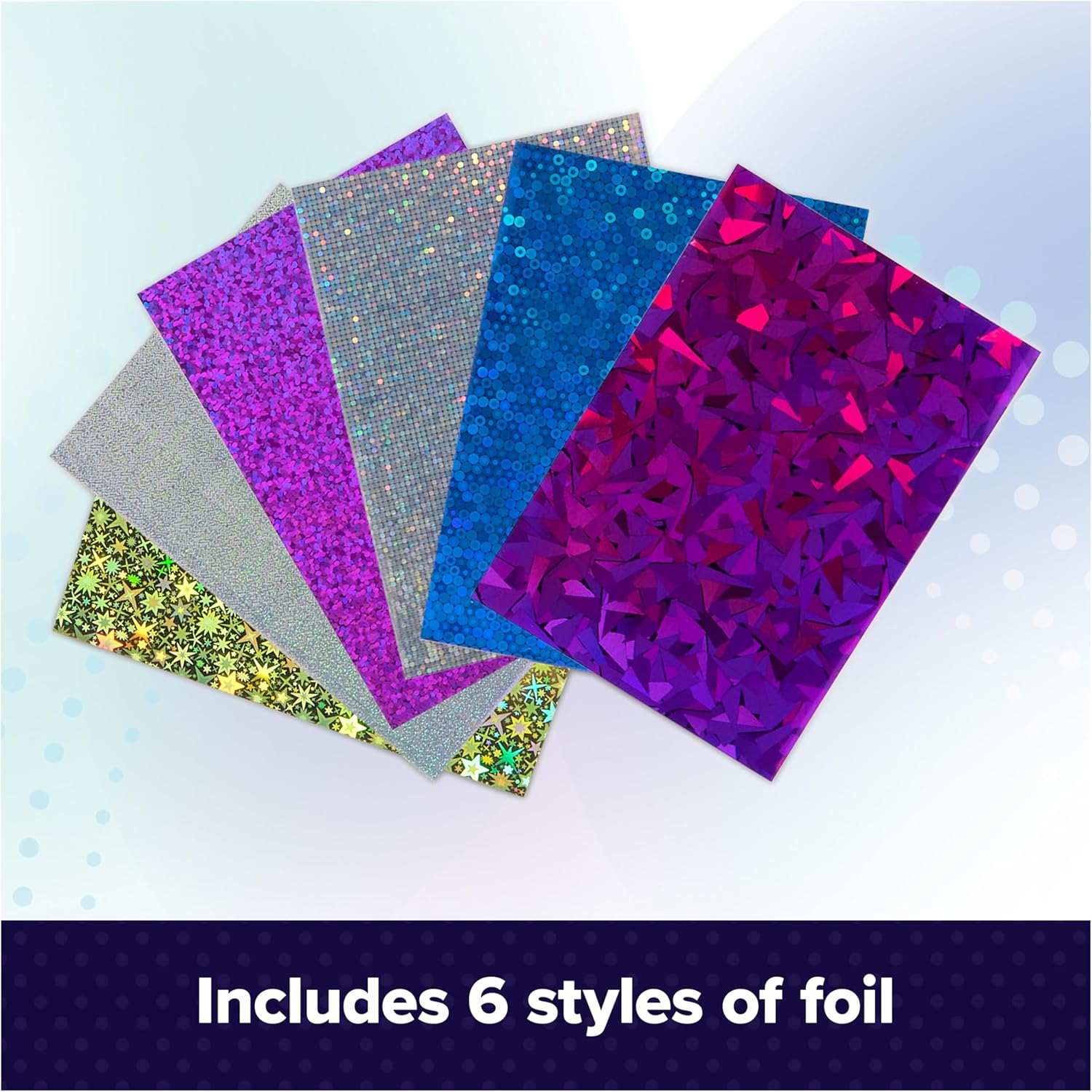 Cool Maker, GO Glam Foil Nails Kit with 6 Sheets of Shimmer Foil & Nail Stickers for 5 DIY Manicures, Arts and Crafts Kids&rsquo; Toys for Girls Aged 7+