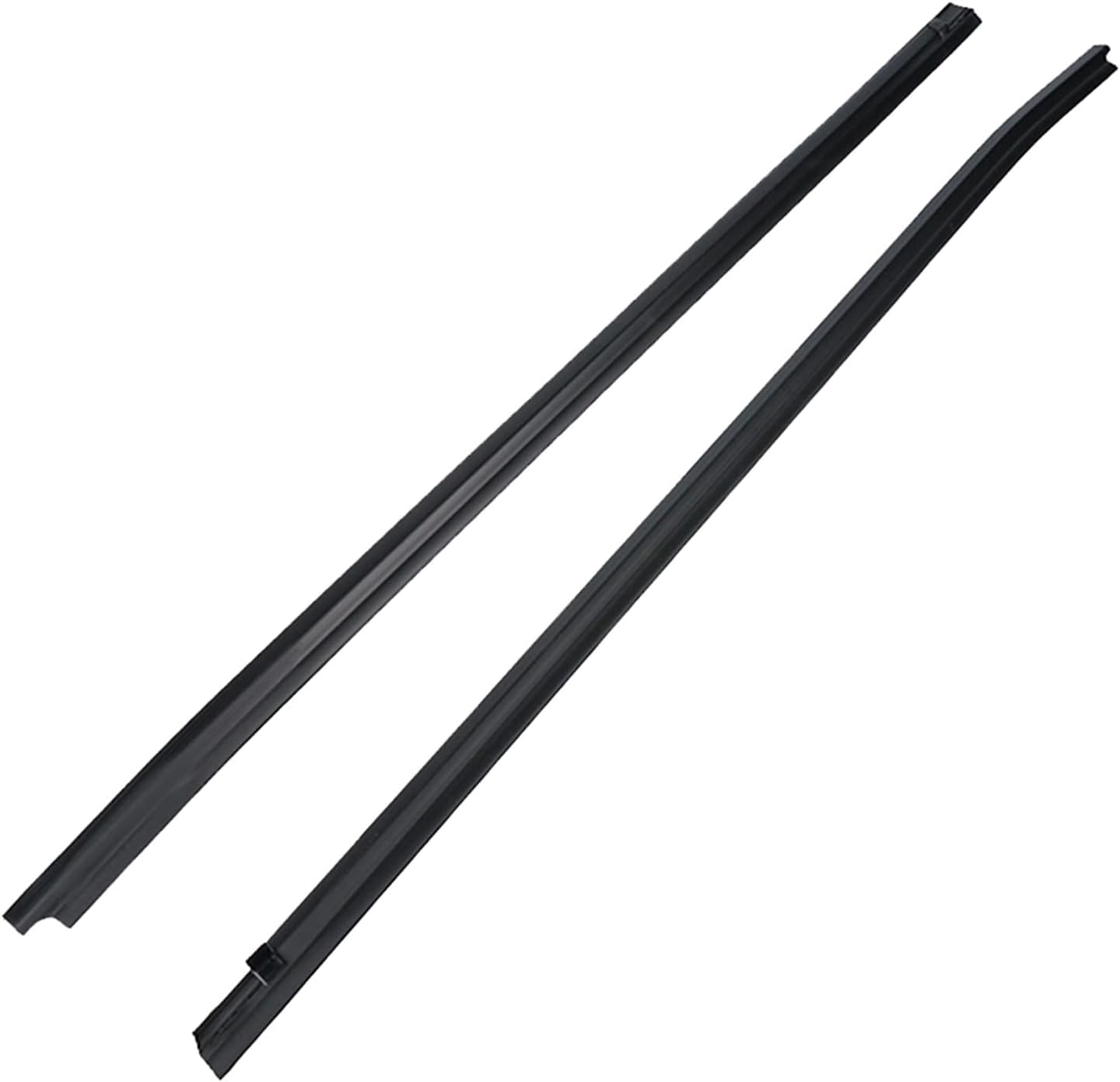 KAKA AUTO PARTS 2PCS Window Seal Weatherstrip Window Moulding Trim Seal Rubber Suitable for Toyota Hilux 2-Door Ute 2005-2015 image number 3