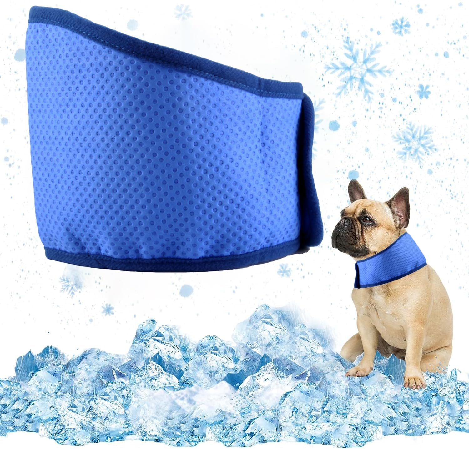 Neckerchief Cooling Dog, Dog Neckerchiefs, Cooling Dog Collar, Cooling Dog Bandana, Breathable, M image number 6
