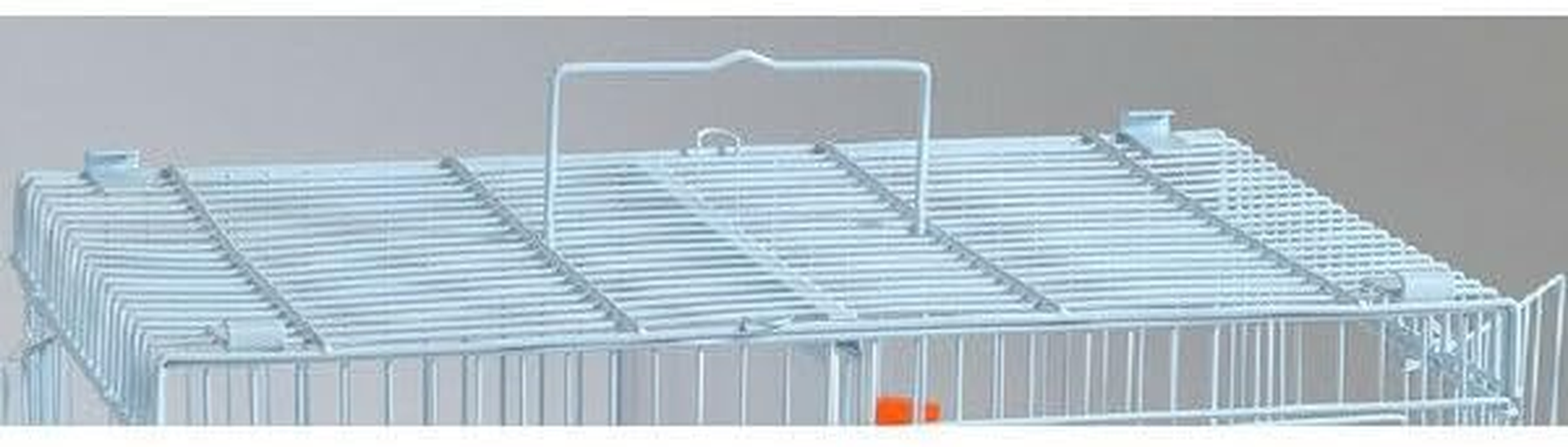 1X Stackable Bird Cage Breeding Cages for Canary Finch Small Birds White