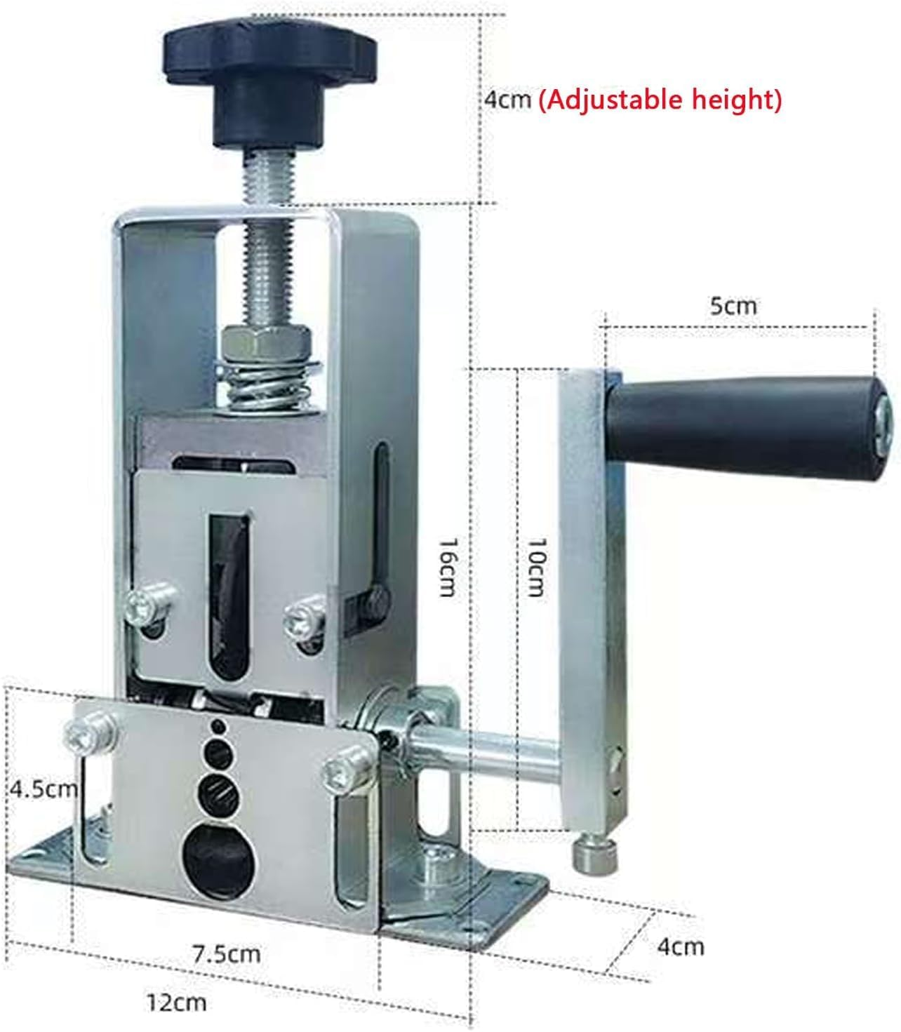 Copper Wire Stripper, Manual/Automatic Electric Wire Stripping Machine with Four Inlet Holes 3MM, 7MM, 10MM, 17MM, Cable Stripper Tool for 2-25Mm Cable image number 3