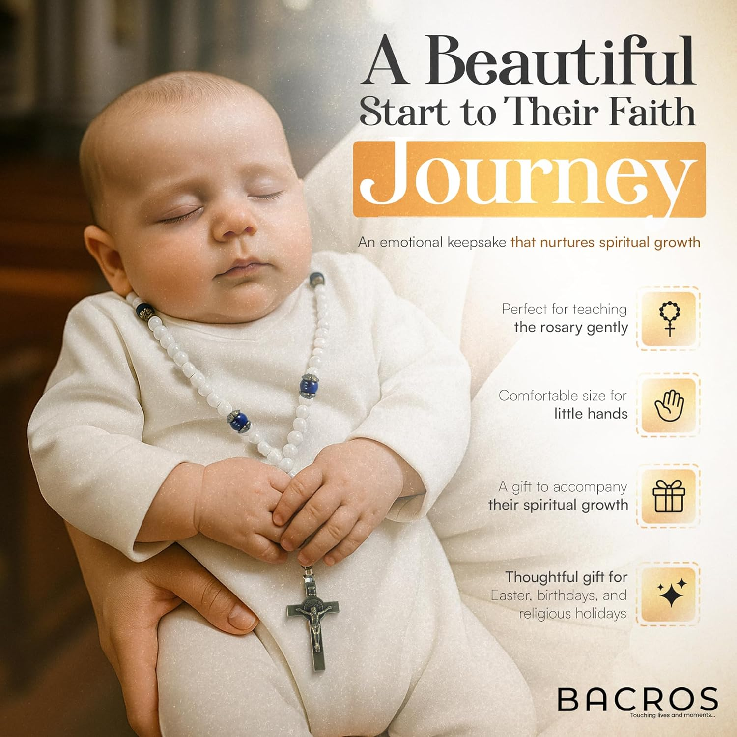 Baptism Gifts for Girl, Baptism Gifts, Catholic Baptism Gifts, Kids Rosary Beads Catholic, Baby Baptism Gifts, Christening Gifts for Girls, Christening Gifts for Girls, First Communion Gifts. image number 4