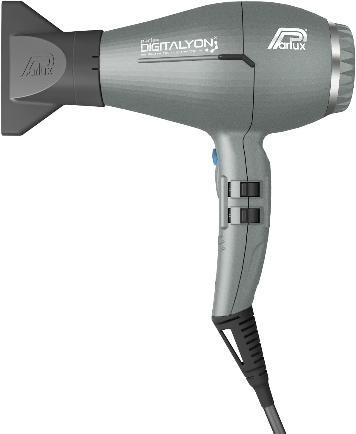 Parlux Digitalyon Professional Digital Hair Dryer with Negative Ions, Very Light and Powerful. Made in Italy (Glitter Grey) image number 5